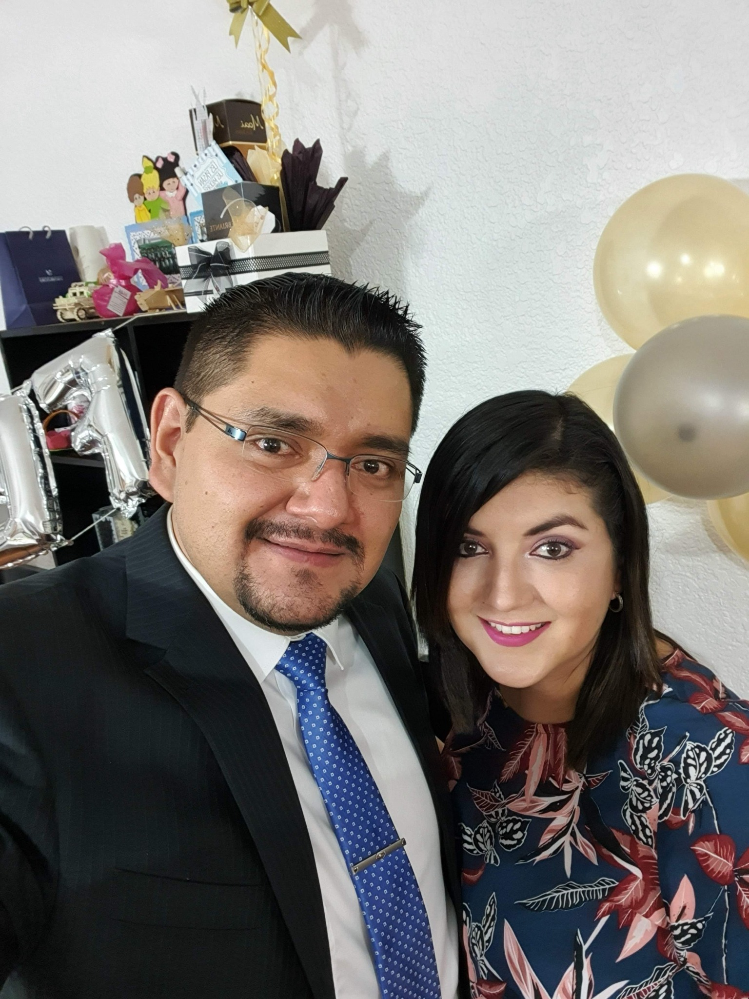 Jess y Mauricio en una celebración reciente